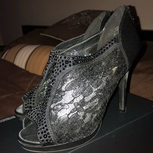 Black Lace Sequence shoes